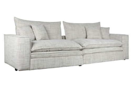 SOFA LINO PLUMA 296X99X100 4 COJINES INCLUIDOS MB-217315 Disponible ref13373