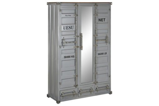 ARMARIO METAL 112X46X174 58,99 CONTAINER GRIS MB-217357 Disponible ref13228 - Imagen 3