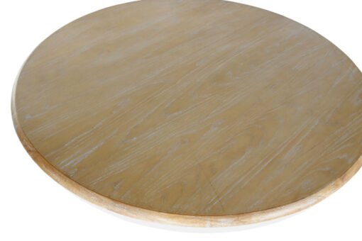 MESA REDONDA COMEDOR OLMO 120X120X76 BLANCO MB-217364 Disponible ref13177 - Imagen 4
