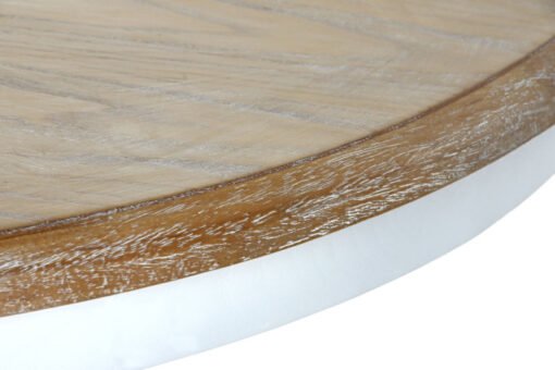 MESA REDONDA COMEDOR OLMO 120X120X76 BLANCO MB-217364 Disponible ref13177 - Imagen 3