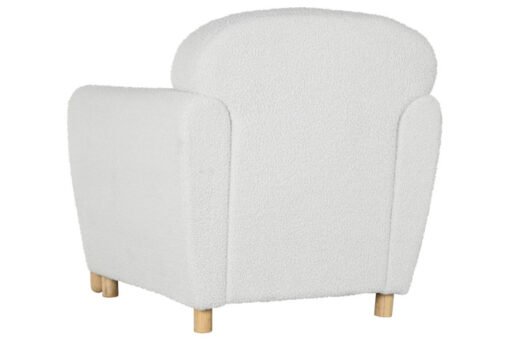 SILLON POLIESTER MADERA 81X78X82 BUCLE BLANCO MB-217365 Disponible Ref 13336 - Imagen 4