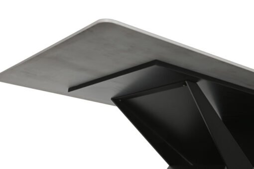 MESA COMEDOR METAL CERAMICA 180X90X75 NEGRO MB-217608 Disponible ref13175 - Imagen 2