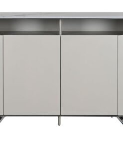 BUFFET MARMOL ACERO 150X40X86 BEIGE MB-217634 REF13028