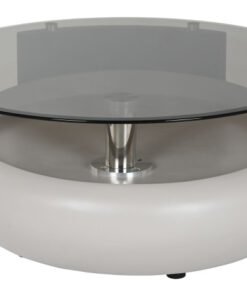 MESA CENTRO CRISTAL MDF 85X120X37 37,00 NEGRO MB-217638 Disponible ref13143