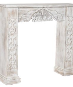 FRONTAL CHIMENEA ABETO MDF 113X26X101 BLANCO MB-217769 Disponible ref13075