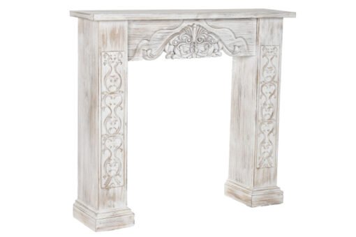 FRONTAL CHIMENEA ABETO MDF 113X26X101 BLANCO MB-217769 Disponible ref13075