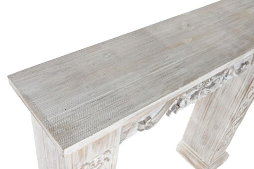 FRONTAL CHIMENEA ABETO MDF 113X26X101 BLANCO MB-217769 Disponible ref13075 - Imagen 2