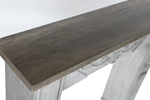 FRONTAL CHIMENEA ABETO MDF 113,7X26,5X101 BLANCO MB-217770 Disponible ref13074 - Imagen 2