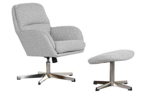 BUTACA SET 2 METAL POLIESTER 72X78X83 DESCALZADORA MB-217773 Disponible Ref 13335
