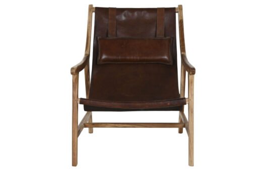 BUTACA TECA PIEL 68X86X86 CON REPOSACABEZAS MB-217921 Disponible ref13333 - Imagen 5