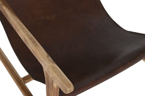 BUTACA TECA PIEL 68X86X86 CON REPOSACABEZAS MB-217921 Disponible ref13333 - Imagen 3