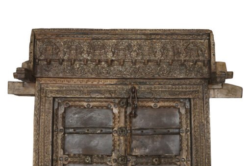 PUERTA TECA 120X46X190 PIEZA UNICA MARRON MB-217951 Disponible REF13470 - Imagen 4