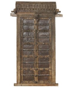 PUERTA TECA 120X46X190 PIEZA UNICA MARRON MB-217951 Disponible REF13470