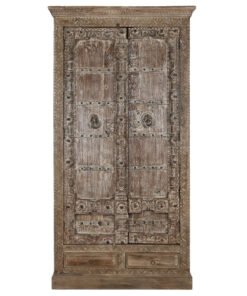 ARMARIO TECA 122X51X216 PIEZA UNICA NATURAL MB-217959 Disponible ref13226
