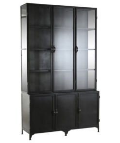 VITRINA METAL 142X47X240 XXL DOS CUERPOS MB-217961 Disponible ref13225
