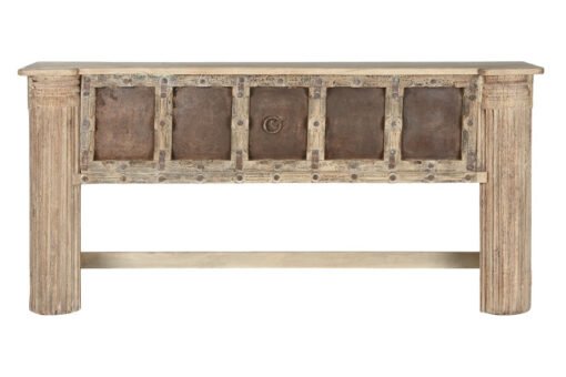 CONSOLA TECA HIERRO 189,5X43X92 PIEZA UNICA MB-217965 Disponible Ref13079