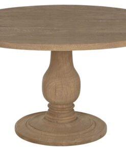 MESA COMEDOR MANGO 140X140X77 PIE TORNEADO MB-217972 Disponible ref13170