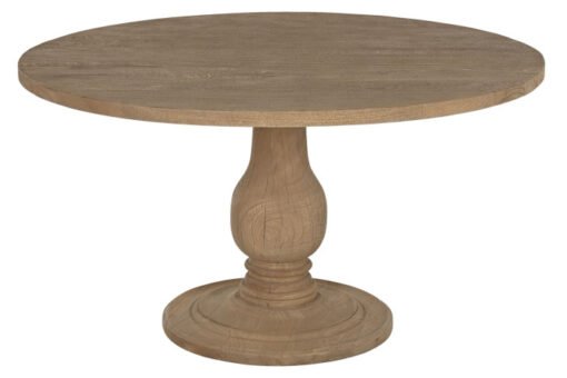 MESA COMEDOR MANGO 140X140X77 PIE TORNEADO MB-217972 Disponible ref13170