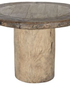 MESA COMEDOR TECA 110X110X76 PIEZA UNICA MB-217973 Disponible  ref13169