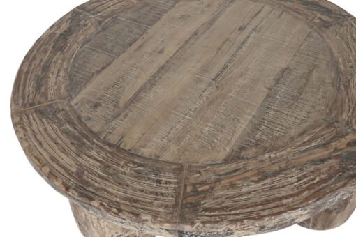 MESA CENTRO TECA 125X125X40 PIEZA UNICA NATURAL MB-217974 Disponible ref13168 - Imagen 6