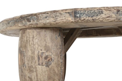 MESA CENTRO TECA 125X125X40 PIEZA UNICA NATURAL MB-217974 Disponible ref13168 - Imagen 3