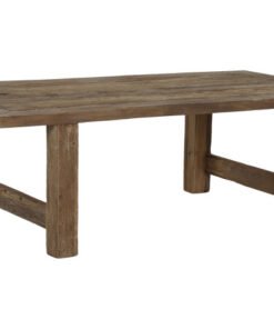 MESA CENTRO TECA RECICLADA 140X70X45 NATURAL MB-217975 Disponible ref13167
