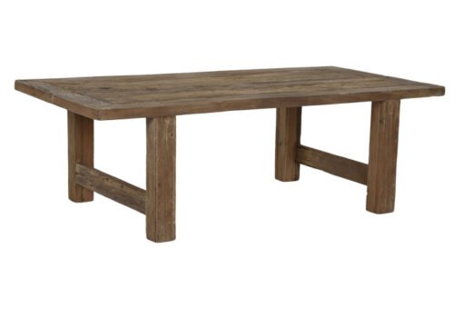 MESA CENTRO TECA RECICLADA 140X70X45 NATURAL MB-217975 Disponible ref13167