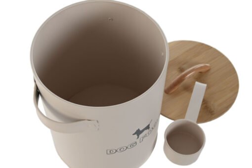 BOTE METAL BAMBU 19X16X23 4L, COMIDA BEIGE PC-217587 Disponible Ref 2013 - Imagen 2