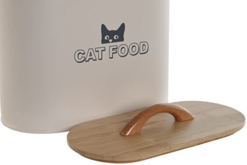 BOTE METAL BAMBU 20X10X21 3,6L COMIDA BEIGE PC-217589 Disponible Ref 2013 - Imagen 2