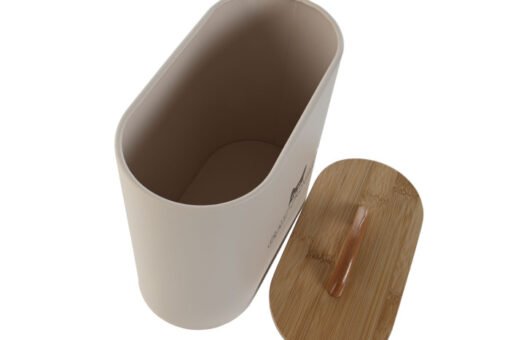 BOTE METAL BAMBU 20X10X21 3,6L COMIDA BEIGE PC-217589 Disponible Ref 2013 - Imagen 3