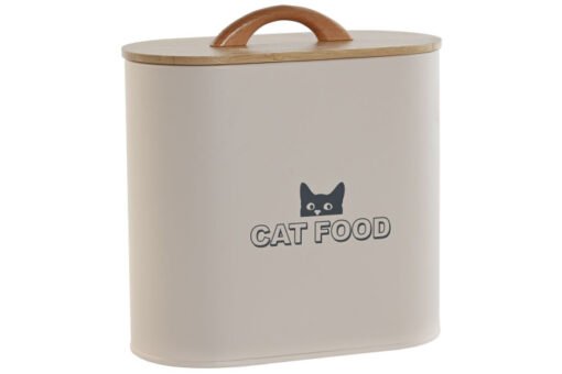 BOTE METAL BAMBU 20X10X21 3,6L COMIDA BEIGE PC-217589 Disponible Ref 2013