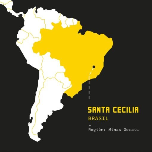 CAFE  SANTA CECILIA 250g  Brasil Ref 3041 - Imagen 4