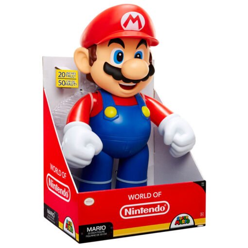 Figura Super Mario Nintendo 50cm Figura articulada de Super Mario con todo lujo de detalles. ¡Mide 50 cm! ref0435 - Imagen 3