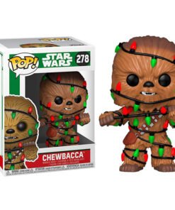 Figura POP Star Wars Holiday Chewie with Lights Chewbacca. Figura vinilo Funko POP de 8cm en caja regalo con ventana. ref294