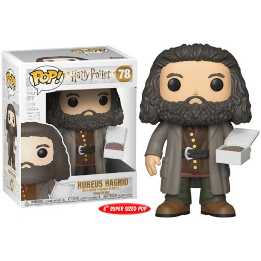 Figura POP Harry Potter Hagrid with cake 15cm Figura vinilo Funko POP de 15cm en caja regalo con ventana. ref0225
