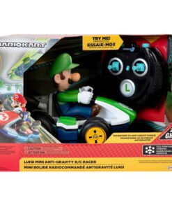 Coche Mini RC Racer Luigi Mario Kart Nintendo radio control Tamaño: 20cm. Puedes dirigirlo hacia todas direcciones: hacia atrás, hacia delante y a los lados. ref0431