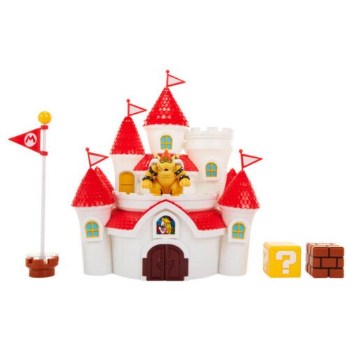 Playset Mushroom Kingdom Castle Mario Bros Nintendo ref0420 - Imagen 3
