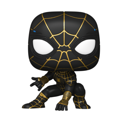 Figura POP Marvel Spiderman No Way Home Spiderman Black & Gold Suit Ref0105 - Imagen 3