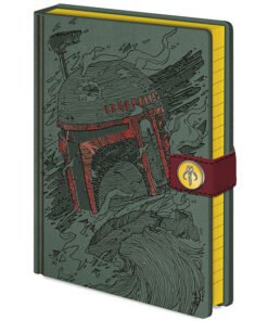 Cuaderno A5 premium Boba Fett Star Wars Tamaño: 14,8x21cm. REF0252