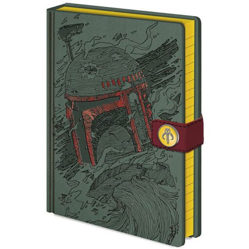 Cuaderno A5 premium Boba Fett Star Wars Tamaño: 14,8x21cm. REF0252