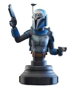 Busto Bo-Katan Kryze Star Wars The Clone Wars 15cm Tamaño: 15cm Resina. Se trata de una edición limitada a 3000 unidades y viene con un certificado de autenticidad numerado. ref0327