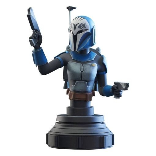 Busto Bo-Katan Kryze Star Wars The Clone Wars 15cm Tamaño: 15cm Resina. Se trata de una edición limitada a 3000 unidades y viene con un certificado de autenticidad numerado. ref0327