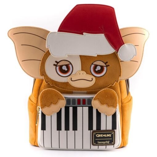 Mochila Gizmo Navidad Gremlins Loungefly 26cm Tamaño: 22,5x26,25x11,25cm. REF0390