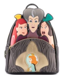 Mochila Madrastra malvada Cenicienta Disney Loungefly 26cm Tamaño: 22,5x26,25x11,25cm. ref0441
