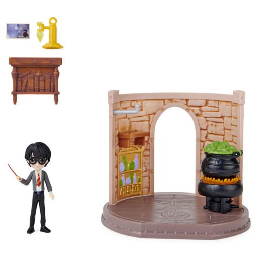 Diorama Magical Minis Aula de Pociones Harry Harry Potter Wizarding World ref0204 - Imagen 3