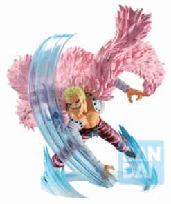 Figura Ichibansho DonQuixote Doflamingo Duel Memories One Piece 9cm Tamaño: 9cm. Edad recomendada: +15años. Ref0188
