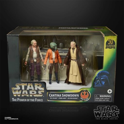 Set figuras The Power Of The Force Cantina Showdown Black Series Star Wars 15cm Tamaño: 15cm. ref0299