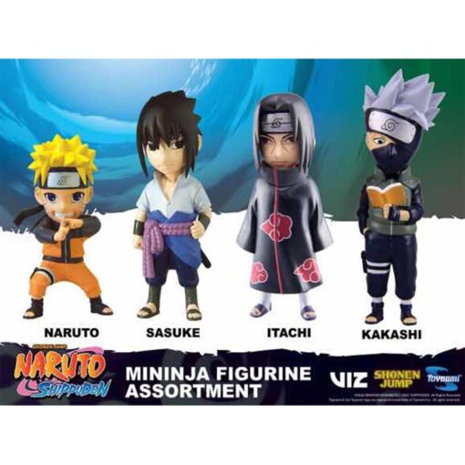 Pack 12 figuras Mininja Naruto Shippuden 5cm surtido Ref0045