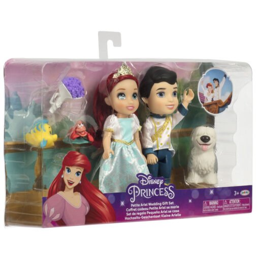 Muñecas Ariel + Eric La Sirenita Disney 15cm Tamaño: 15cm. Muñeca articulada. Tambien contiene a Sebastian, Flounder y Max. ref0407