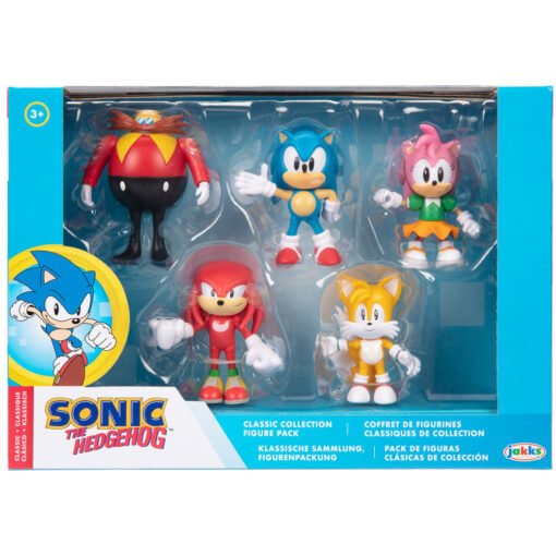 Blister 5 figuras Sonic The Hedgehog 6cm Tamaño: 6cm. ref0406